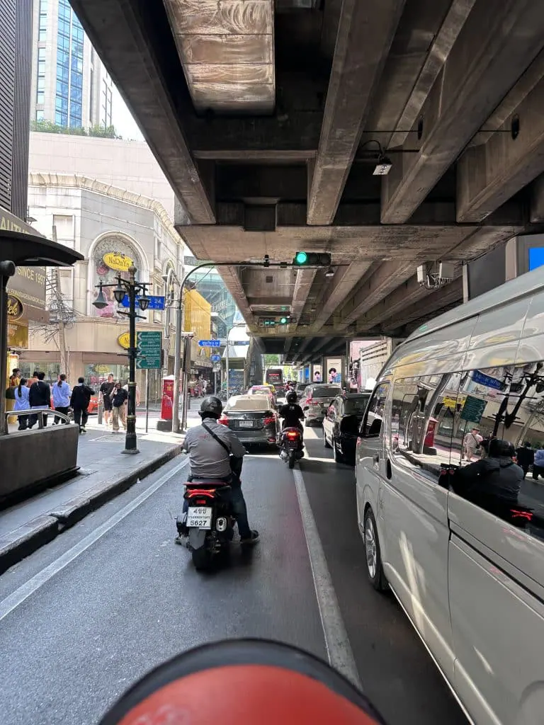 Taxi moto à Bangkok