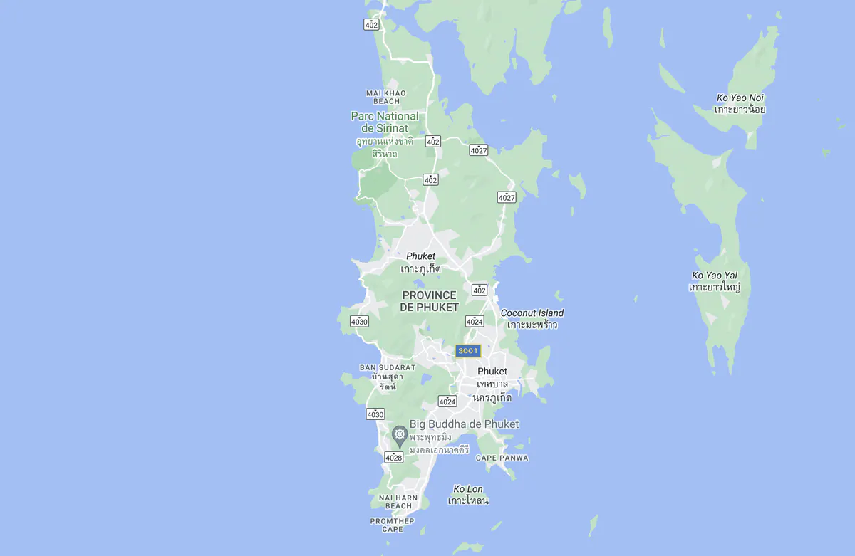 Carte Phuket