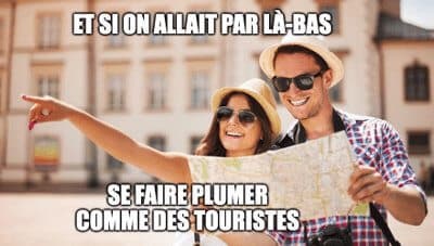 La carte des plus grands pièges à touristes du monde à éviter