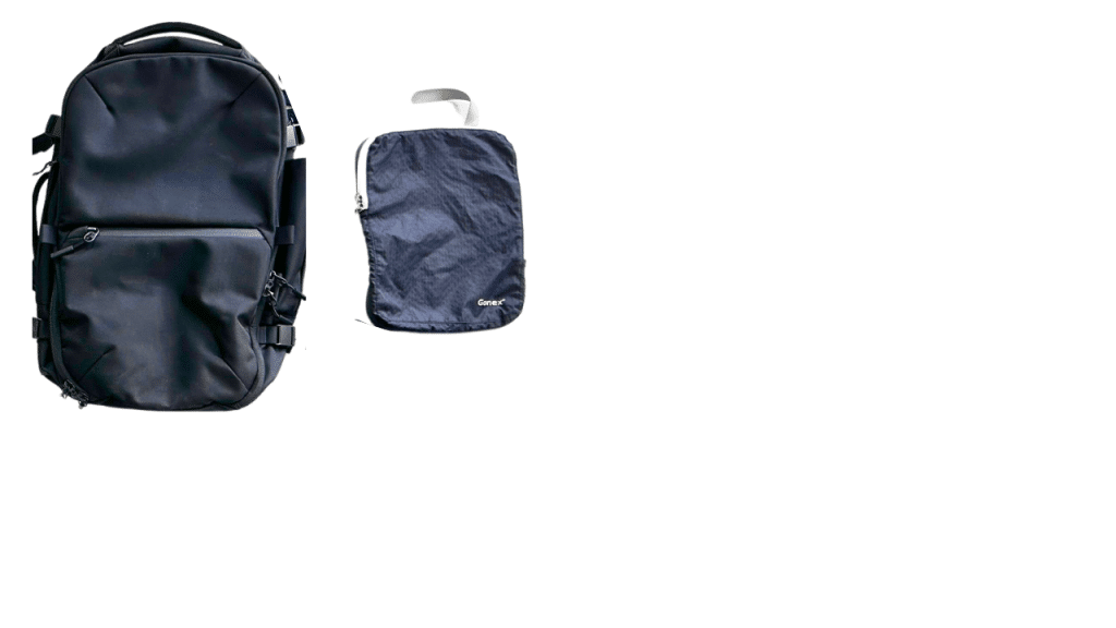 Sac digital nomad et pochette de compression